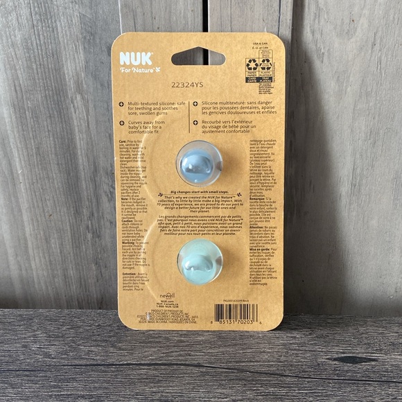 NUK Silicone Soothers NWT 0-12m - Picture 3 of 6